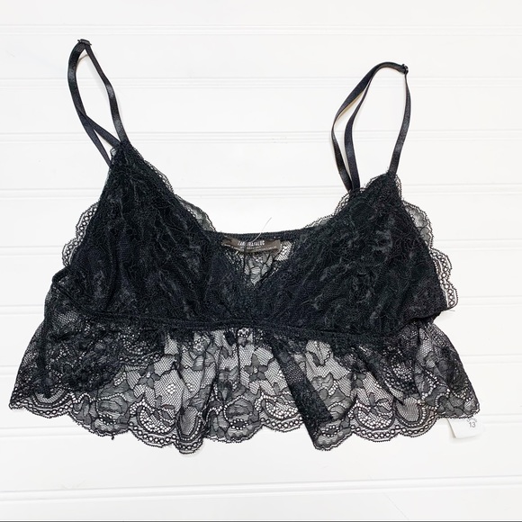Zara Other - Zara Trafaluc sz L black lace bralette